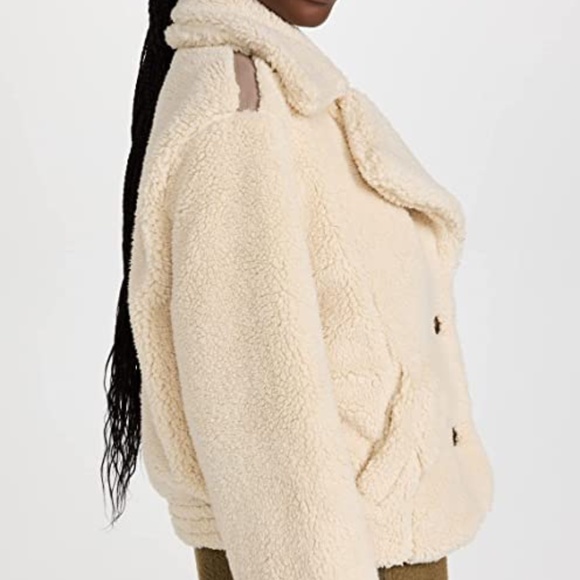Free People Joplin Cozy Jacket in Ivory sz XS NWT - Picture 4 of 7
